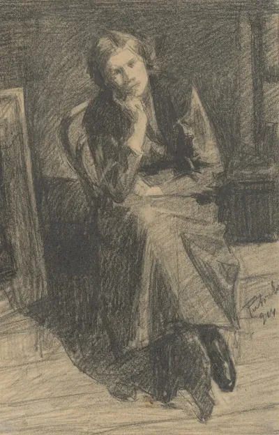 Seated Woman Propping Up Chin