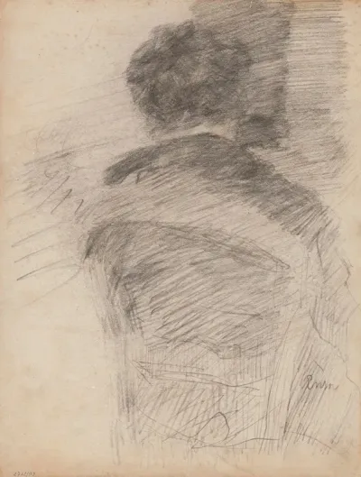 Seated Woman Seen From The Back