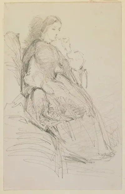 Seated Woman Smoking