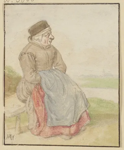 Seated Woman To The Right