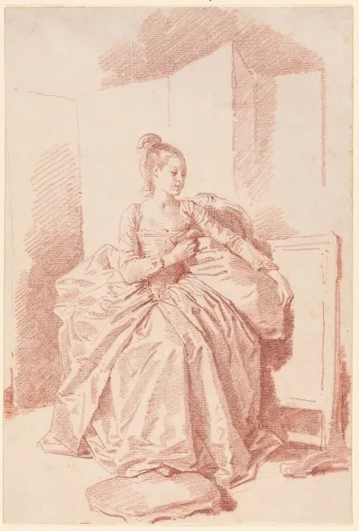 Seated Young Woman 3