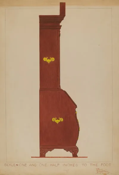 Secretary Cabinet Top Desk