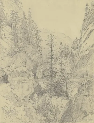 Section At The Via Mala