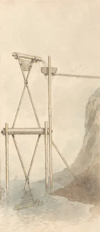 Section Of A Wheel For Elevating Water
