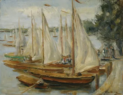 Segelboote Am Wannsee Sailing Boats On Wannsee Lake