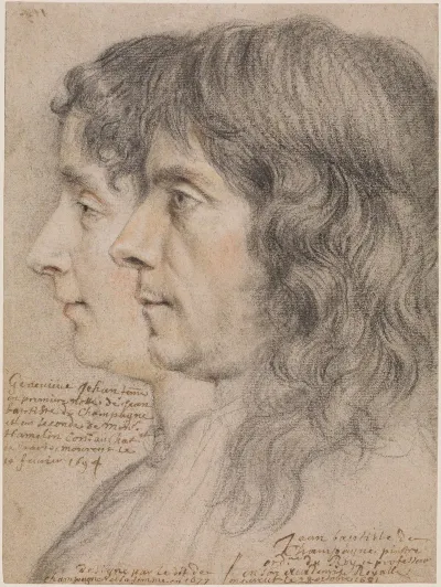 Selbstbildnis Des Kunstlers Mit Seiner Frau Genevieve Jehan