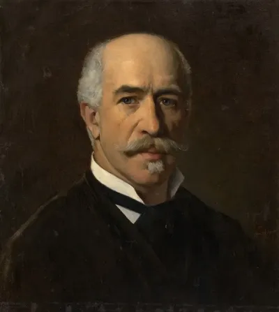 Selbstbildnis Ernst Lafite
