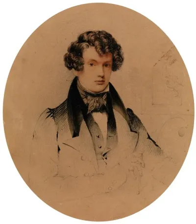 Self Portrait Frontispiece To Odriscolls A Memoir Of Daniel Maclise R A 1871