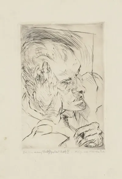 Self Portrait Hand To Cheek
