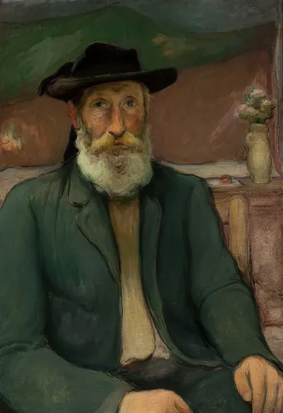 Self Portrait In A Breton Hat