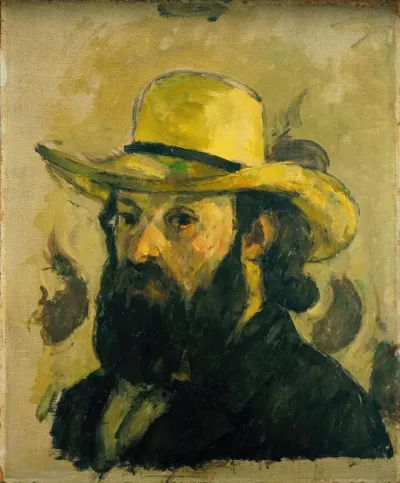 Self Portrait In A Straw Hat 2