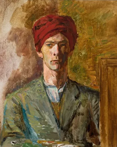 Self Portrait In A Turban