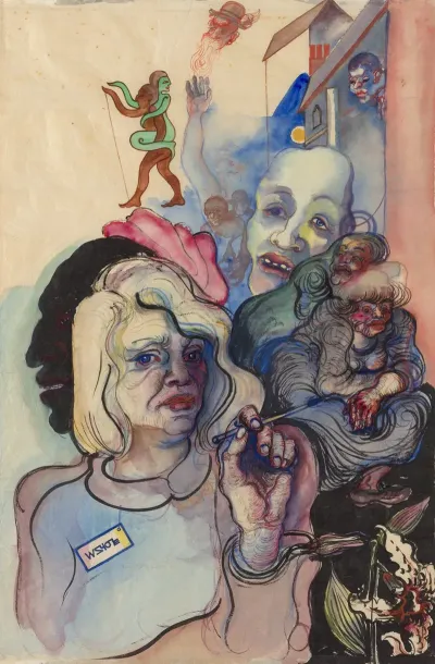 Self Portrait In Fantastic Company