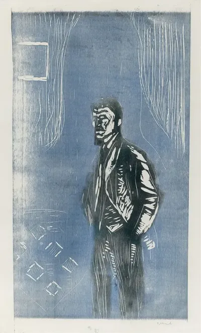 Self Portrait In Moonlight