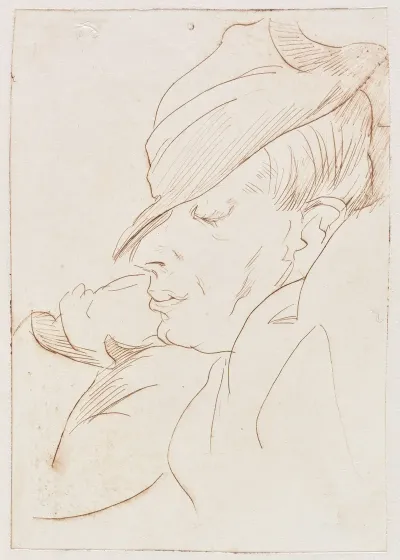 Self Portrait In Profile 2