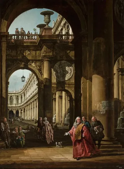 Self Portrait In The Attire Of The Venetian Procurator