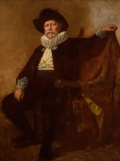 Self Portrait In The Costume Worn By Him At The Twelfth Night Celebration At The Country Club 2