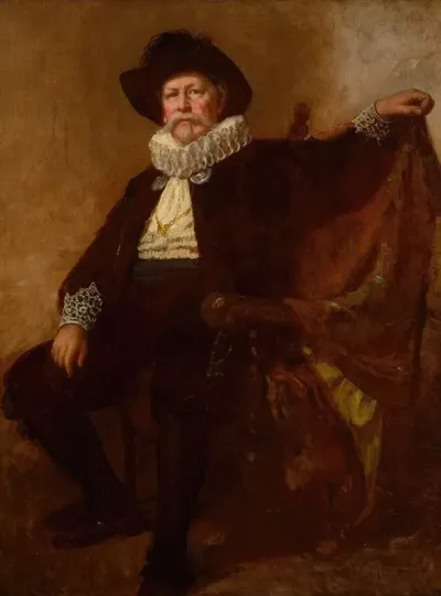 Self Portrait In The Costume Worn By Him At The Twelfth Night Celebration At The Country Club