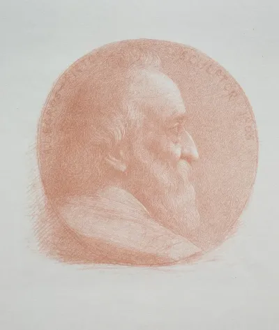 Self Portrait Medallion No 2