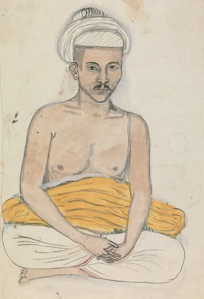 Self Portrait Of Gangaram As A Devotee