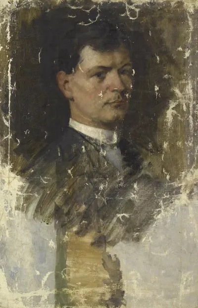 Self Portrait Of Josef Engelhart In His Youth