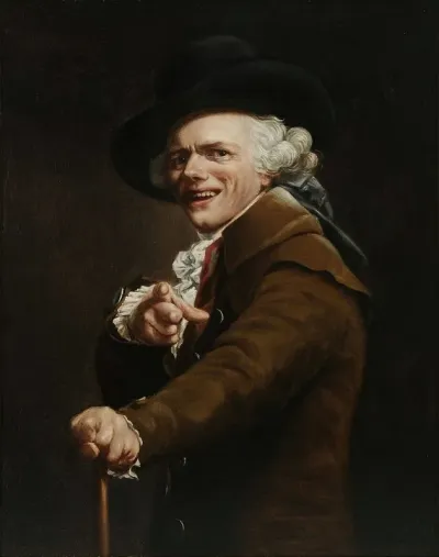 Self Portrait Of The Artist In The Guise Of A Mocker