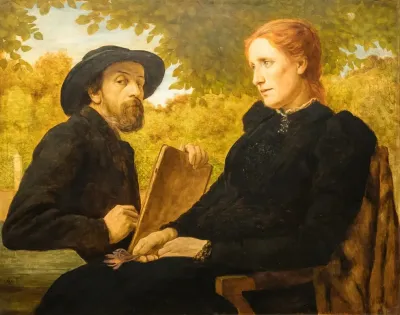 Self Portrait Of The Painter With His Wife