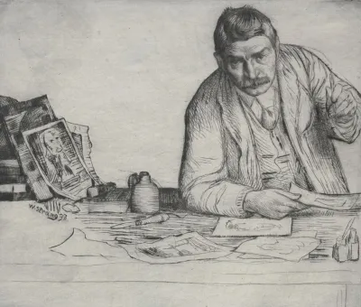 Self Portrait The Etcher