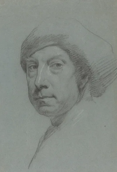 Self Portrait Wearing A Turban