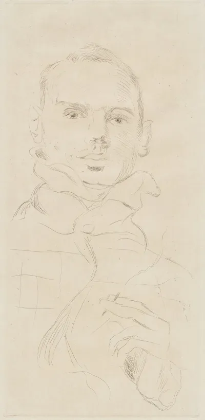 Self Portrait With A Cigarette