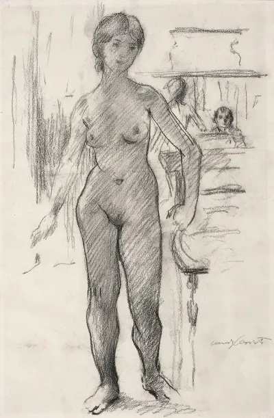 Self Portrait With A Model