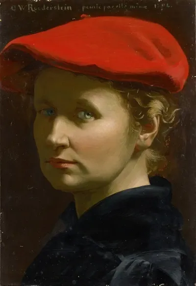 Self Portrait With A Red Cap