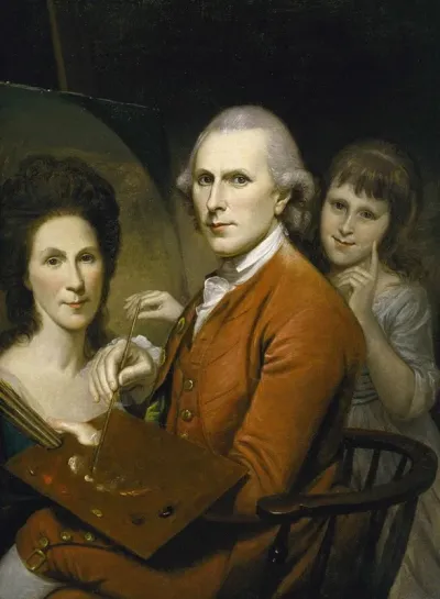 Self Portrait With Angelica And Portrait Of Rachel