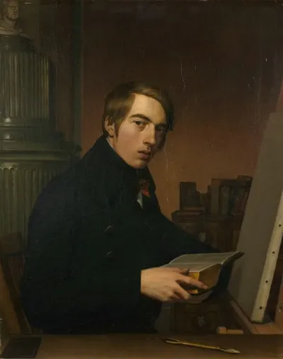 Self Portrait With Bible