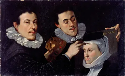 Self Portrait With Brother And Sister