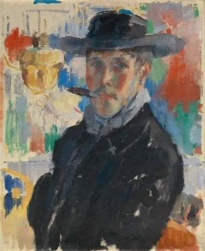 Self Portrait With Cigar