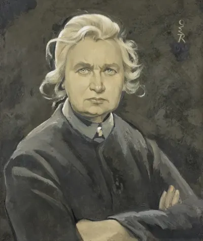 Self Portrait With Folded Arms