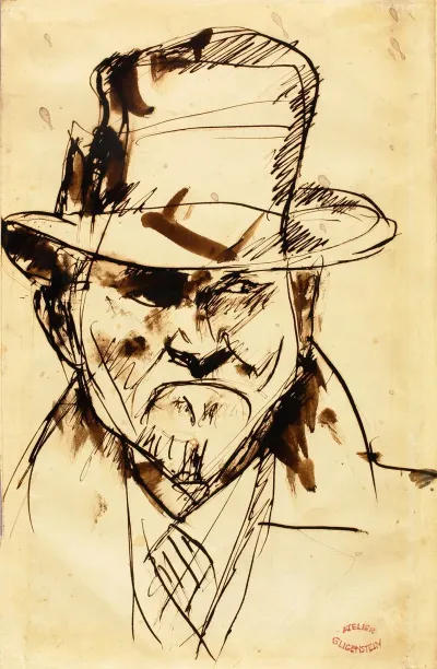 Self Portrait With Hat 3