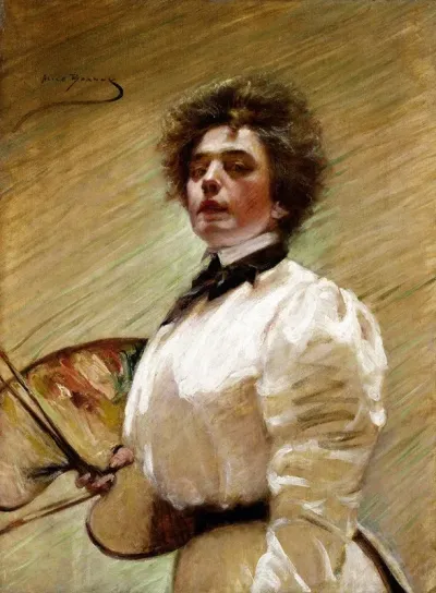Self Portrait With Palette 4