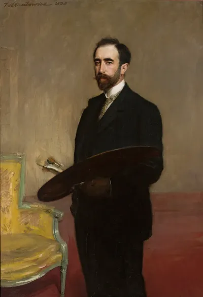 Self Portrait With Palette 6