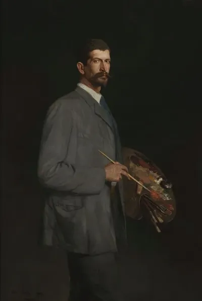 Self Portrait With Palette 8