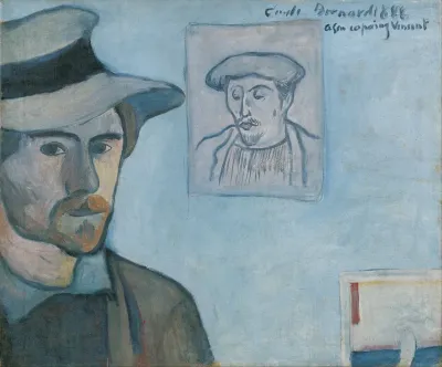 Self Portrait With Portrait Of Gauguin