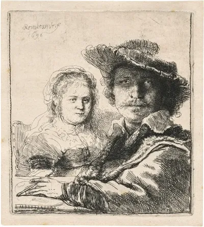 Self Portrait With Saskia 2
