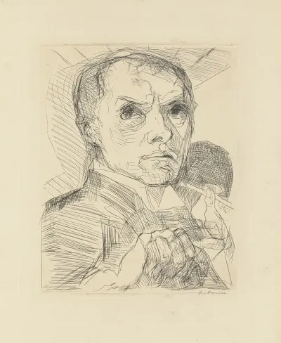 Self Portrait With Stylus