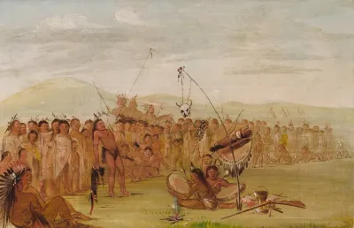 Self Torture In A Sioux Religious Ceremony