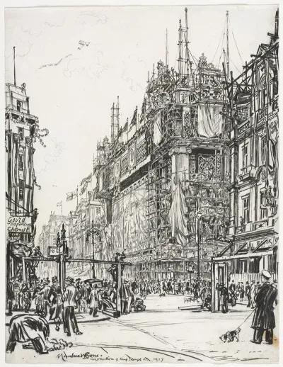 Selfridges Oxford Street Coronation Of George Vi