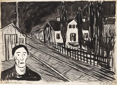 Selvmorderen Skitse