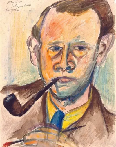 Selvportraet I Lampelys