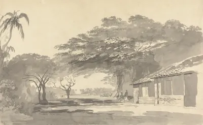 Sepoys Resting Under Trees