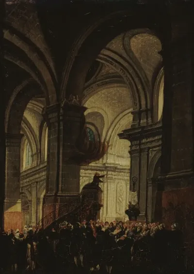 Sermon Dun Capucin Dans Leglise Saint Roch 2